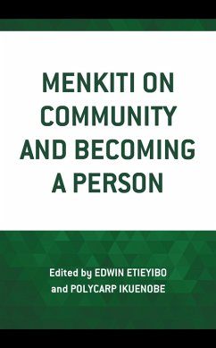 Cover Menkiti on Community and Becoming a Person (eBook, PDF)