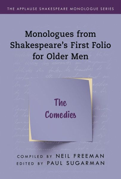 Monologues from Shakespeare's First Folio for Older Men (eBook, PDF)