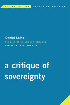 Cover A Critique of Sovereignty (eBook, PDF)