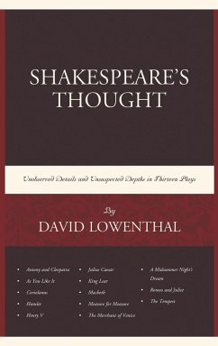 Cover Shakespeare's Thought (eBook, PDF)