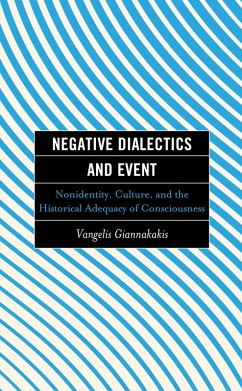 Negative Dialectics and Event (eBook, PDF) - Giannakakis, Vangelis