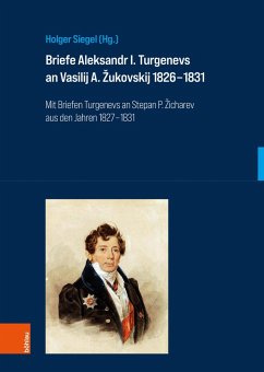 Cover Briefe Aleksandr I. Turgenevs an Vasilij A. Zukovskij 1826-1831 (eBook, PDF)