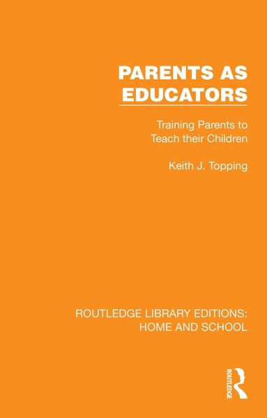 Parents as Educators (eBook, PDF)