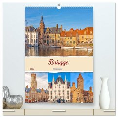 Brügge - Reiseplaner (hochwertiger Premium Wandkalender 2026 DIN A2 hoch), Kunstdruck in Hochglanz