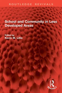 Cover School and Community in Less Developed Areas (eBook, ePUB)
