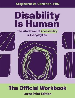 Cover Disability Is Human LARGE PRINT