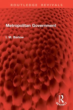 Cover Metropolitan Government (eBook, ePUB)