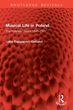 Cover Musical Life in Poland (eBook, PDF)