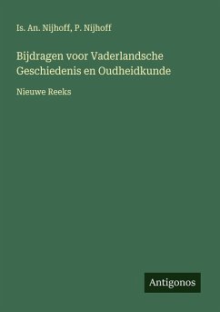 Cover Bijdragen voor Vaderlandsche Geschiedenis en Oudheidkunde