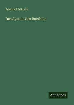 Cover Das System des Boethius