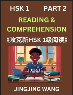 Cover Chinese HSK Level 1 Reading and Comprehension (Part 2)- Mock Test Series for HSK Level 1, A Guide to Self-learn and Pass Mandarin Chinese Test