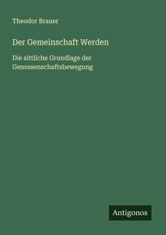 Cover Der Gemeinschaft Werden