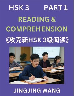 Cover Chinese HSK Level 3 Reading and Comprehension (Part 1)- Mock Test Series for HSK Level 3, A Guide to Self-learn and Pass Mandarin Chinese Test