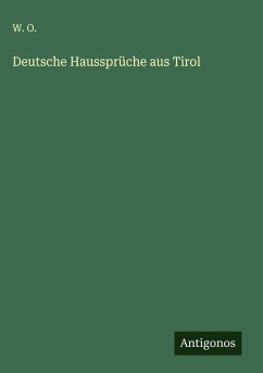 Cover Deutsche Haussprüche aus Tirol