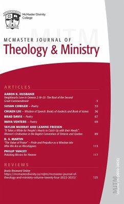 Cover McMaster Journal of Theology and Ministry
