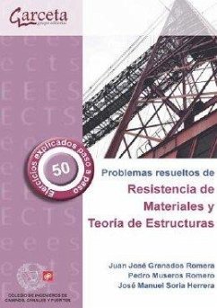 Cover Problemas resueltos de resistencia de materiales y teoría