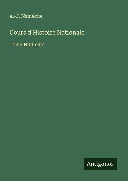 Cours d'Histoire Nationale