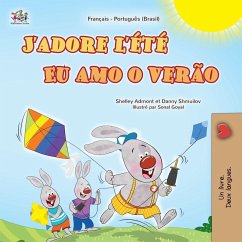 Cover J'adore l'été (Livre pour enfants bilingue français-portugais - brésilien)