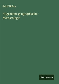 Cover Allgemeine geographische Meteorologie
