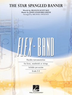 Cover Francis Scott Key_John Stafford Smith, The Star Spangled Banner 5-Part Flexible Band and Opt. Strings Partitur + Stimmen