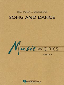 Cover Richard L. Saucedo, Song And Dance Concert Band Partitur + Stimmen