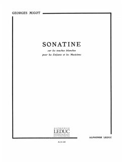 Cover MIGOT SONATINE SUR LES TOUCHES BLANCHES PIANO