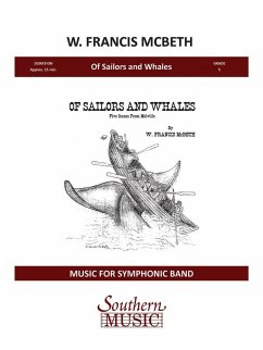 Cover W. Francis McBeth Of Sailors And Whales Concert Band Partitur