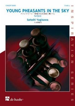 Cover Satoshi Yagisawa Young Pheasants in the Sky Concert Band/Harmonie Partitur