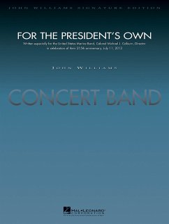 Cover John Williams, For The President's Own Concert Band Partitur + Stimmen
