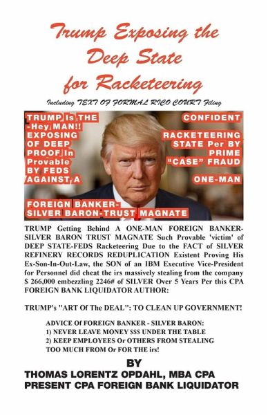 TRUMP Exposing the Deep State for Racketeering