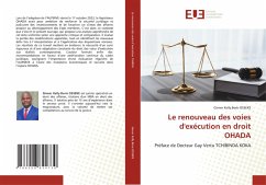 Cover Le renouveau des voies d'exécution en droit OHADA