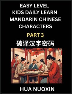 Cover Kids Daily Learn Mandarin Chinese Character (Part 3) - Self-learn Recognizing Simplified Chinese Characters, China Mystery Solved, Brain Game Puzzles for Teens, Young, Adults, Easy Lessons, HSK All Levels