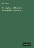 Om betydelsen af Herbarts philosophiska standpunkt