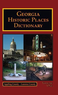 Cover Georgia Historic Places Dictionary - Volume 1