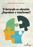 El doctorado en educación El doctorado en educación