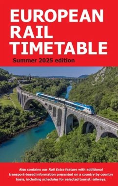 Cover European Rail Timetable Summer 2025