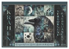Krähen. Verborgene Farbnuancen. Kunst. (Tischkalender 2026 DIN A5 quer), CALVENDO Monatskalender