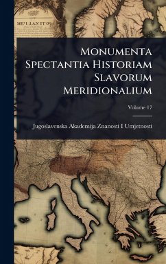 Cover Monumenta Spectantia Historiam Slavorum Meridionalium
