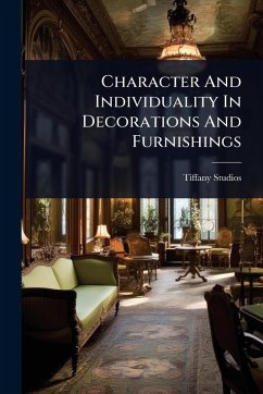 Cover Character And Individuality In Decorations And Furnishings