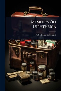Cover Memoirs On Diphtheria