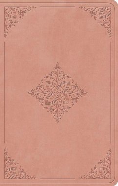 Cover ESV Giant Print Value Personal Size Bible (Trutone, Blush Rose, Fleur-De-Lis Design)