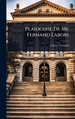 Cover Plaidoirie De Me Fernand Labori