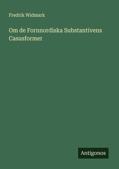 Cover Om de Fornnordiska Substantivens Casusformer