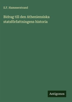 Cover Bidrag till den Atheniensiska statsförfattningens historia