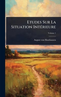 Cover Etudes Sur La Situation IntÃ(c)rieure