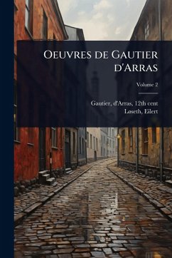 Cover Oeuvres de Gautier d'Arras