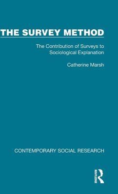 The Survey Method - Marsh, Catherine