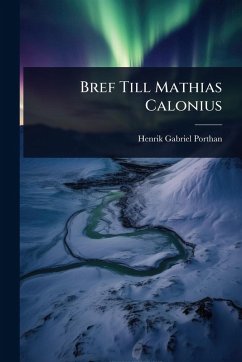 Cover Bref Till Mathias Calonius