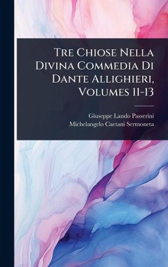 Tre Chiose Nella Divina Commedia Di Dante Allighieri, Volumes 11-13 - Passerini, Giuseppe Lando; Sermoneta, Michelangelo Caetani