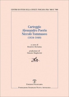 Cover Carteggio Alessandro Poerio Niccolò Tommaseo (1834-1848)